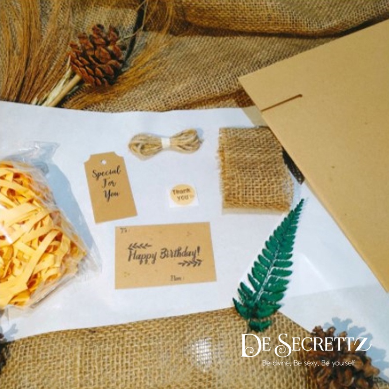 DeSecrettz GIFT BOX ONLY TANPA LINGERIE Untuk Membungkus Kado Lingerie, Wedding, Seserahan, Birthday, Anniversary