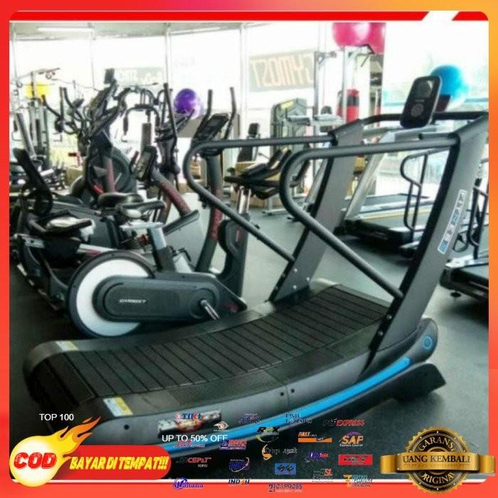 EZ576 Alat Olahraga Fitness Gym - Treadmill Manual Komersial Curve ID3000 27
