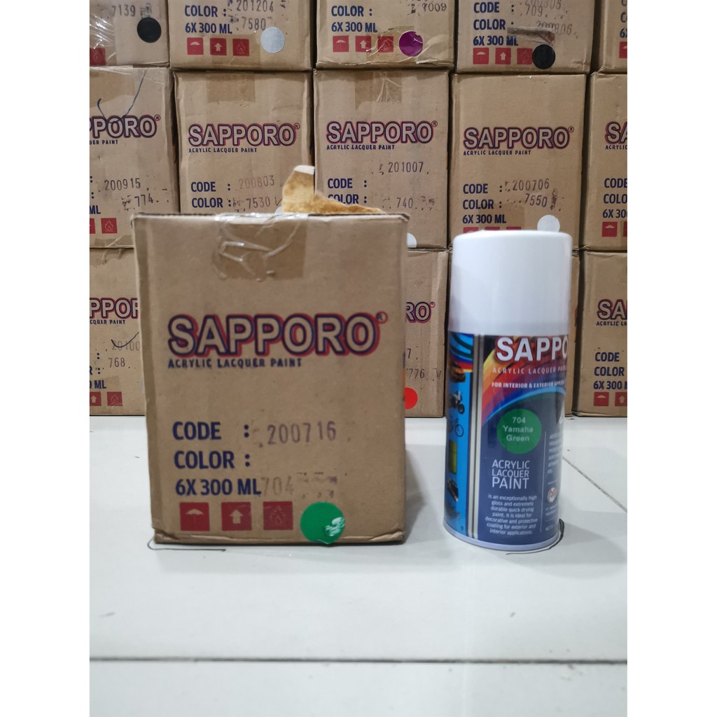 Cat Semprot Sapporo Paint 704 Yamaha Green