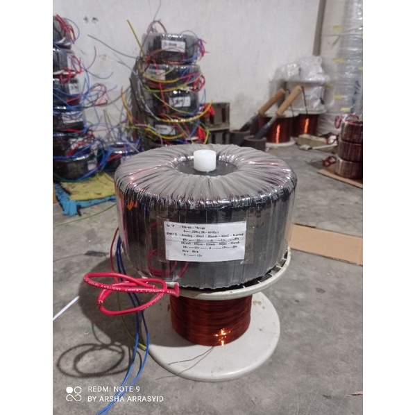 trafo toroid donat 30A ct 45V