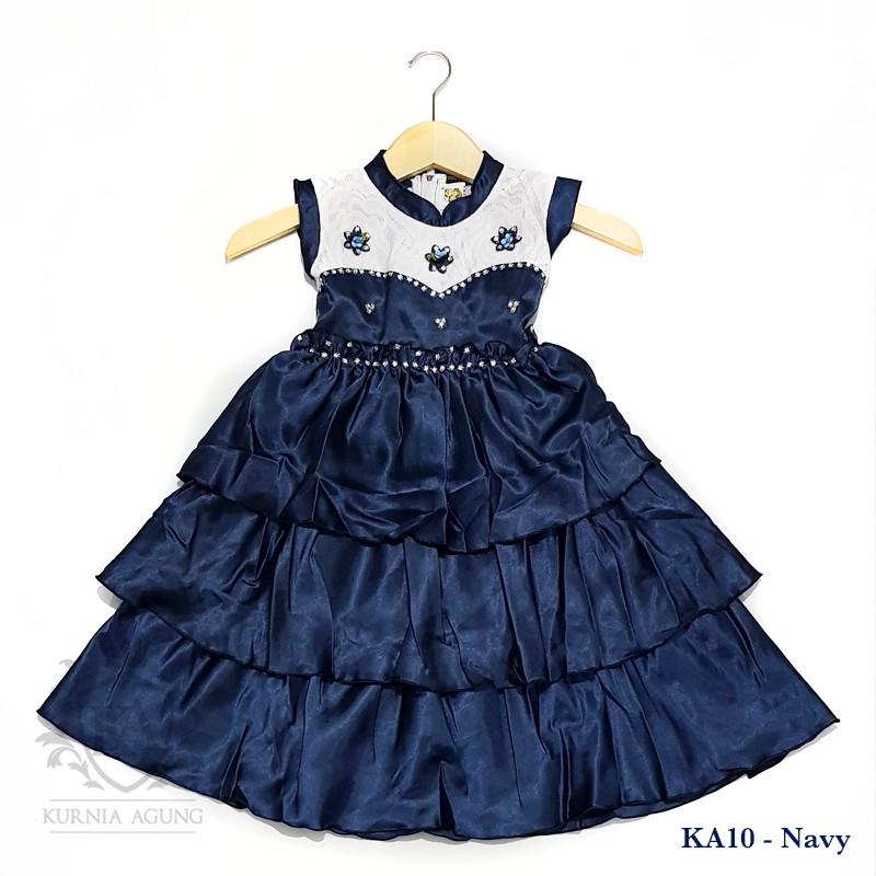 Dress Baju Anak Perempuan 2- 12 tahun Gaun Ulang Tahun Pesta Princess Murah KA10