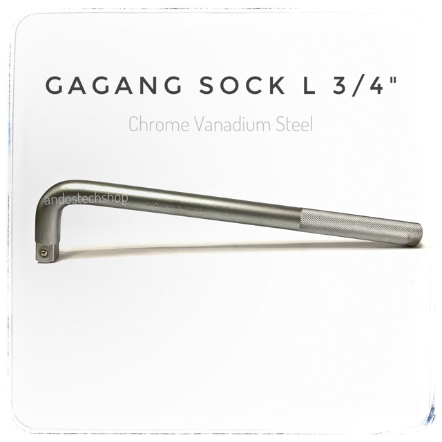 Gagang Sock L 3/4" Kanzawa | L Socket Handle 3/4 Inch