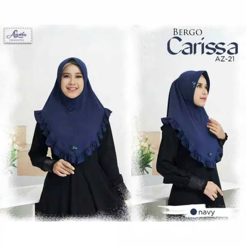 bergo carissa hijab jilbab azamka