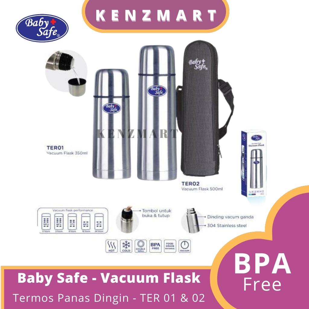 BABY SAFE - STAINLESS STEEL VACUUM FLASK (TER01 &amp; TER02) / TERMOS AIR PANAS DINGIN