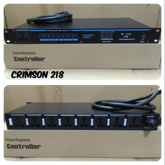 POWER SEQUENCE CONTROLLER CRIMSON 218 MAIN POWER SWITCH