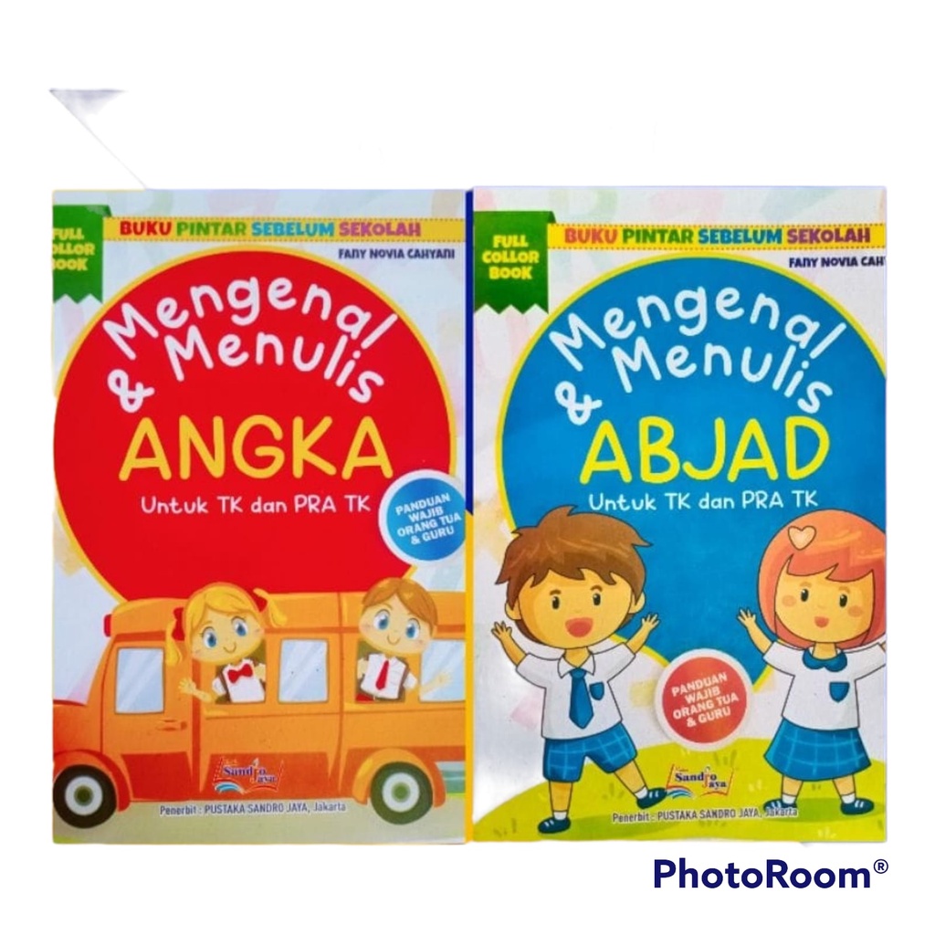 Buku Anak Mengenal Dan Menulis Abjad Angka Untuk TK / Pra TK (SDO)