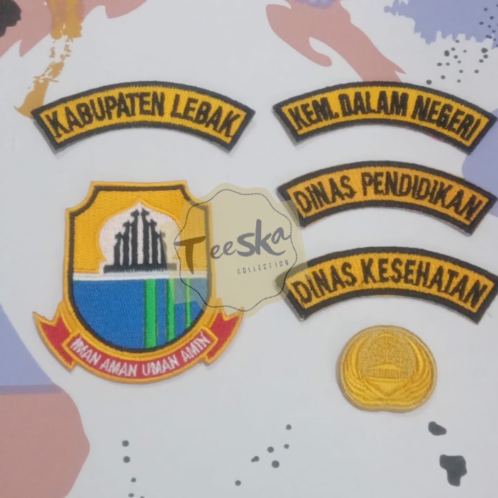 Jual Set Bet Badge Logo Dan Lokasi Bordir Seragam Pdh Khaki Pns Pria Atau Wanita Kabupaten