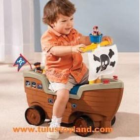 DISKON  LITTLE TIKES PLAY N SCOOT PIRATE SHIP GROSIR