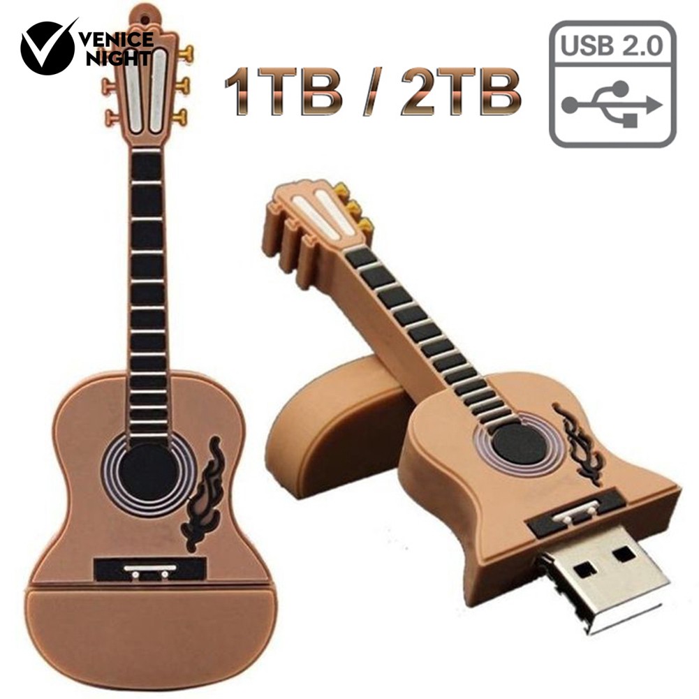 Guitar Shape 1/2TB USB Flash U Disk Data Stick