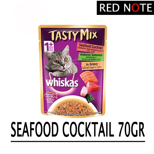 Whiskas Tasty Mix Seafood Cocktail 70gr