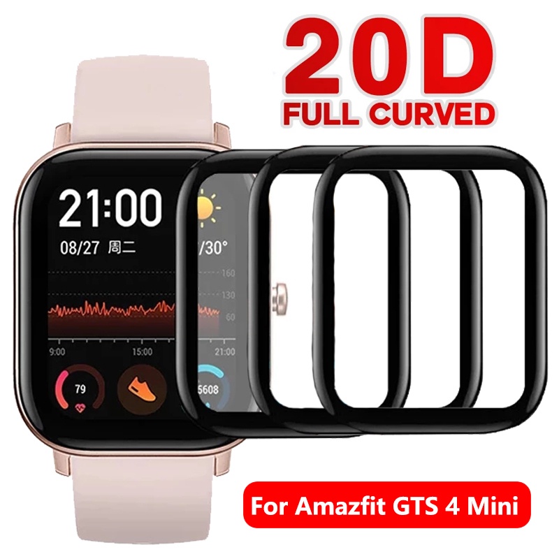 Pelindung Layar Smartwatch Amazfit GTS 4 Mini Full Cover