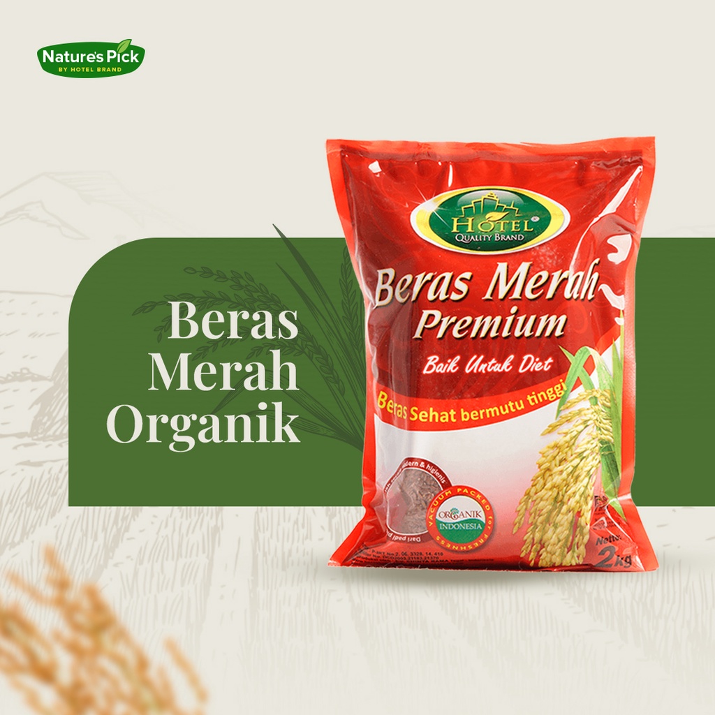 

Beras Merah Premium 2KG by Hotel Brand