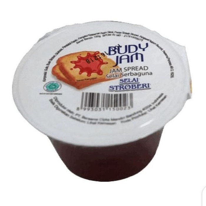 

SELAI BUDY JAM STRAWBERRY STROBERI / COKLAT / KACANG 120G