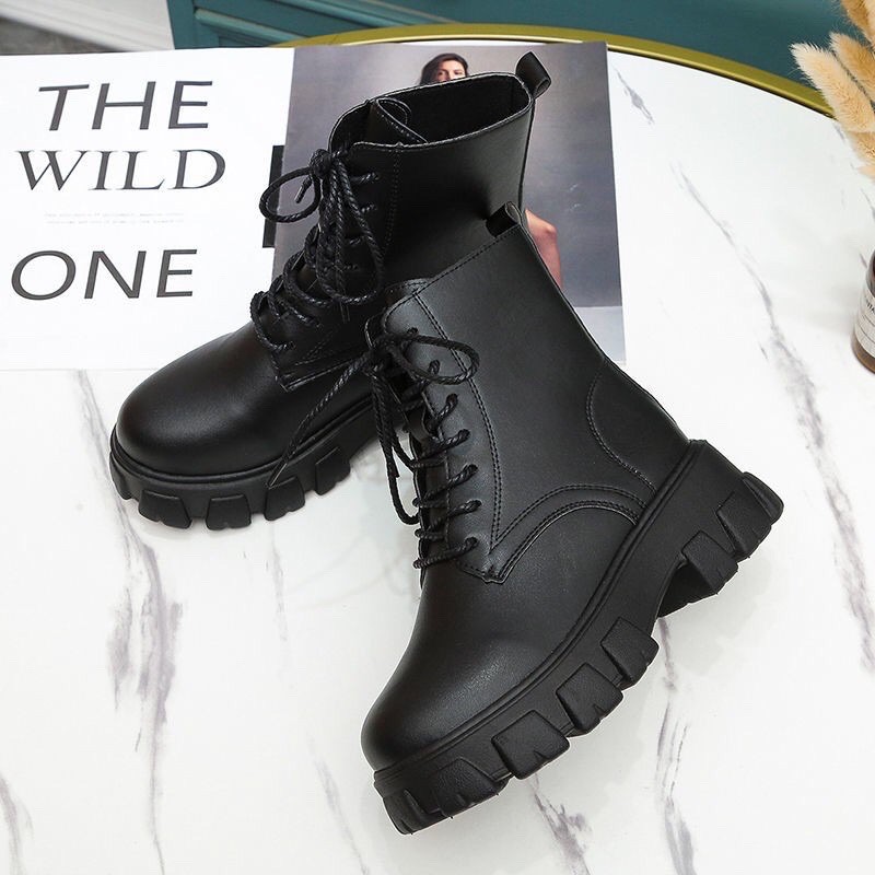 BT12 SEPATU BOOTS IMPORT BRITISH WANITA KOREA INGGRIS VELVET REAL PICTURE SIZE 40