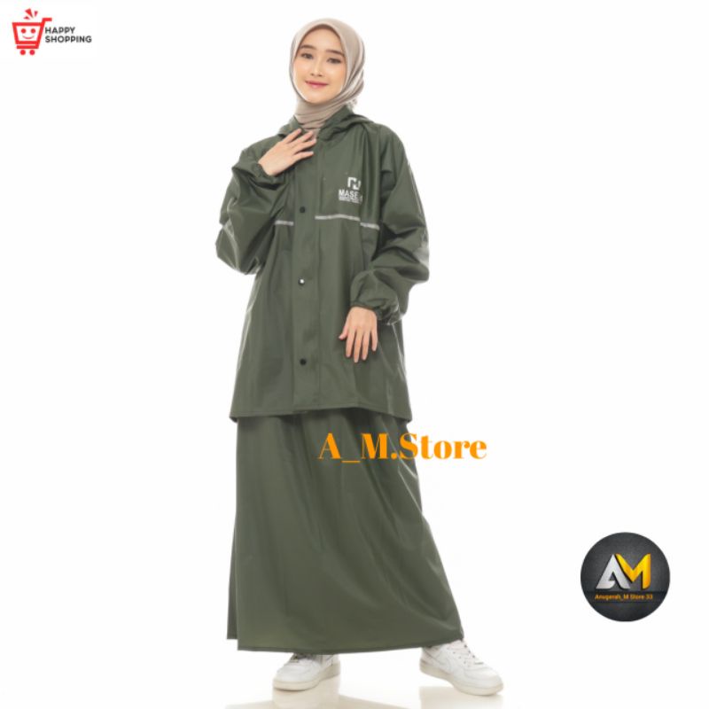 JAS HUJAN, WANITA BAJU ROK, BAJU ROK WANITA BY MASELA THE BEST QUALITY