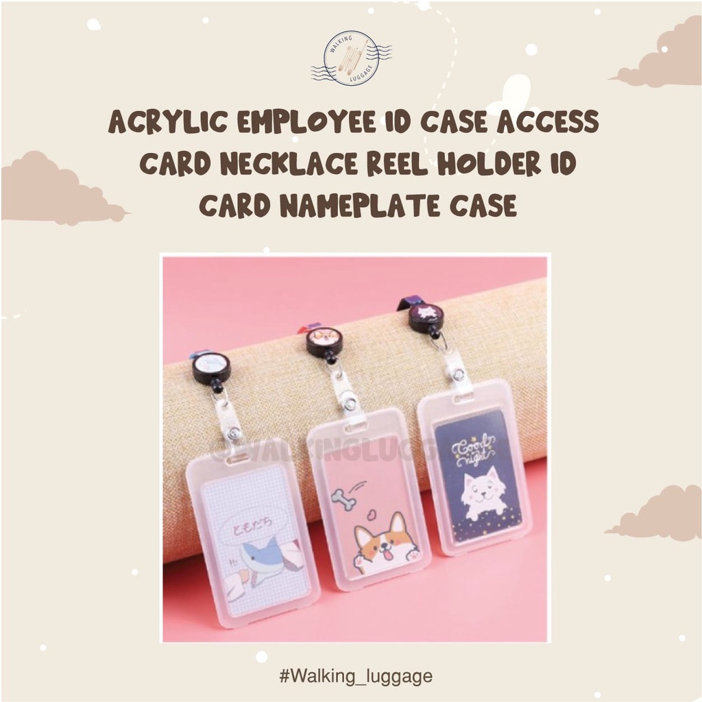 

Acrylic ID Card Necklace