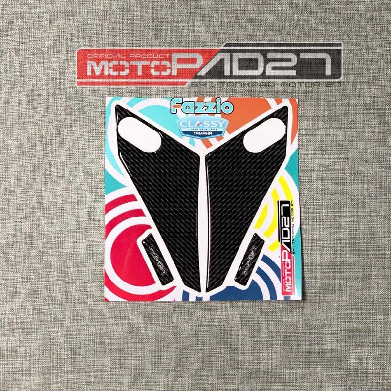 Motopad27 Stiker Fazzio Stiker Footstep Fazzio Bahan Resin Timbul premium