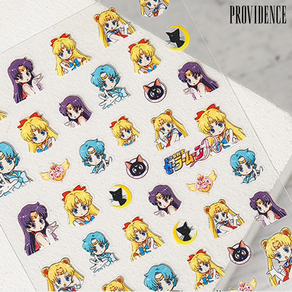 Providence Cartoon Style Nail Embossed Sticker DIY Ultra Thin Cute Decor Japanese Style 5D Nail Sticker for Manicure