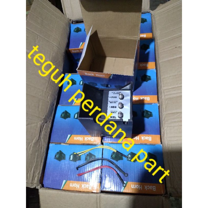 klakson atret 3 suara sirine atret 3 suara 12v 24v anti air
