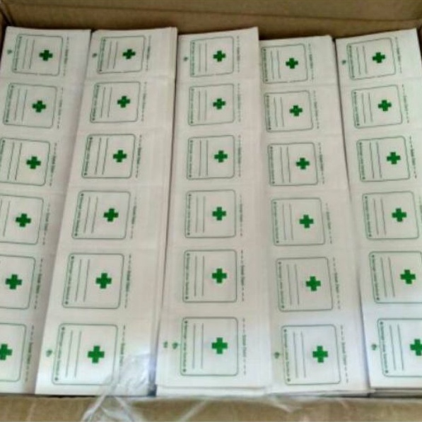 kertas puyer press obat logo / sendok puyer press obat