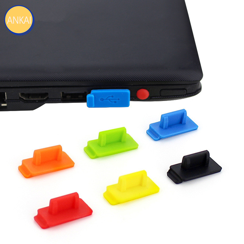 Ankai【Hot Sale】13pcs Silicone Anti Dust Plug Protective Cover Stopper Universal Dustproof USB Port HDMI RJ45 Interface Cover For Laptop PC