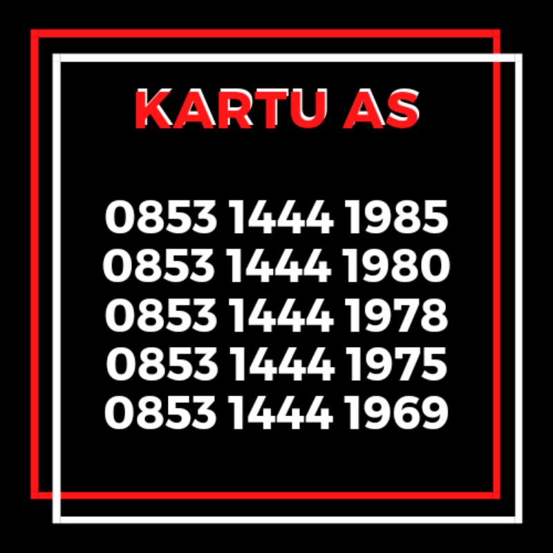 Kartu perdana nomor cantik telkomsel as tripel tahun 1444 tahun lahir