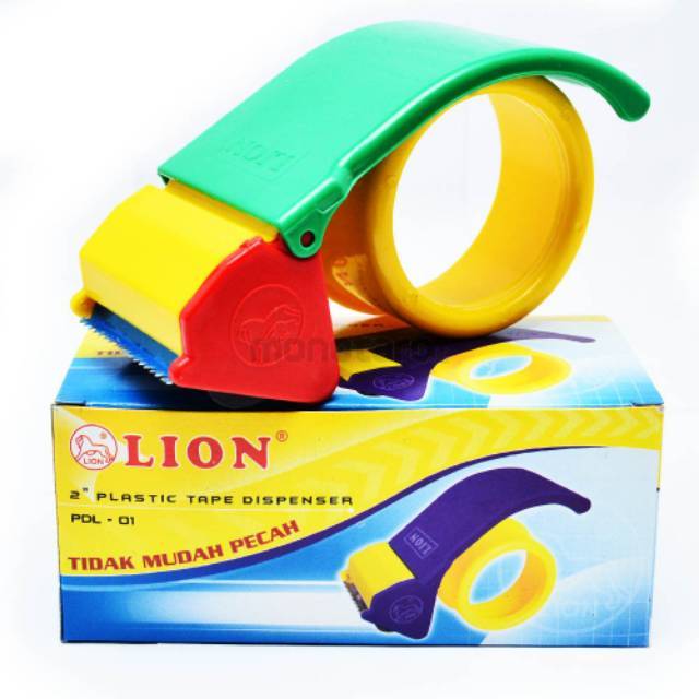

1 BUAH ALAT PEMOTONG LAKBAN TAPE CUTTER DISPENSER BODI PLASTIK BESI