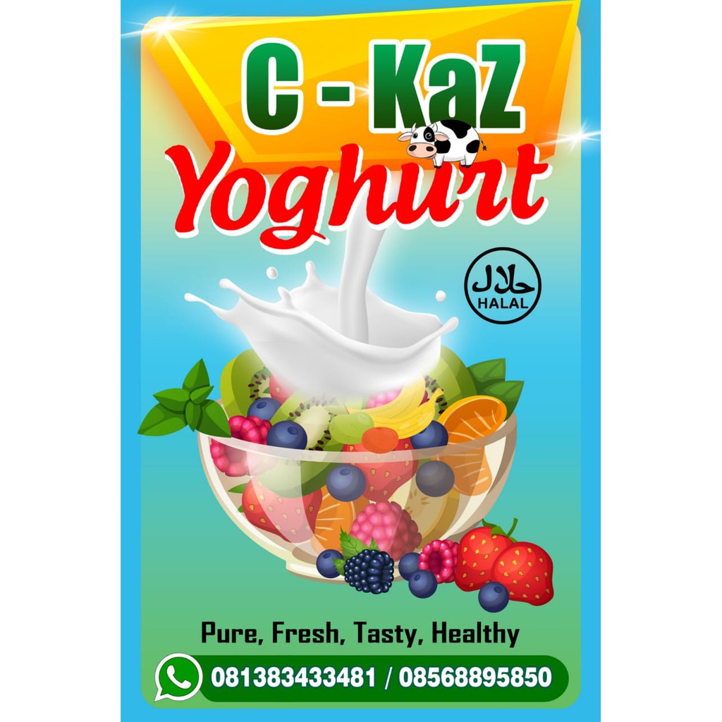 

C-KaZ Fresh Yoghurt Rasa Melon (Melon)