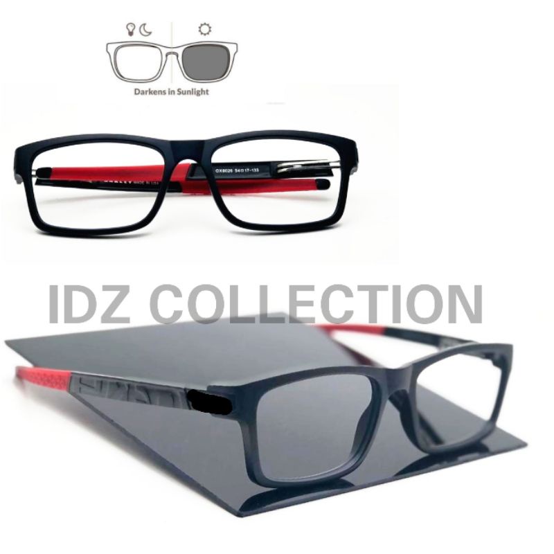 frame kacamata currency 8026 kacamata fashion pria kacamata photochromic anti radiasi