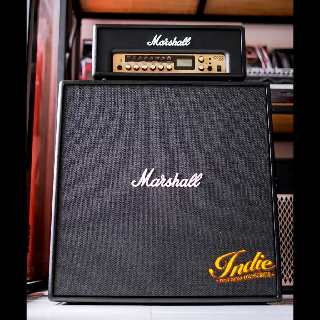 Amplifier Gitar Marshall Head Code100 Cabinet Code412 Garansi Original