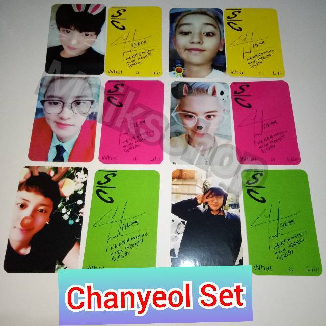 EXO SC Sehun Chanyeol What A Life Photocard Kpop