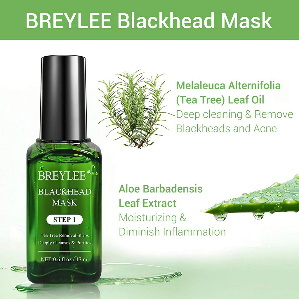 BREYLEE STEP 1 BLACKHEAD MASK + 100 PCS PAPER ORIGINAL