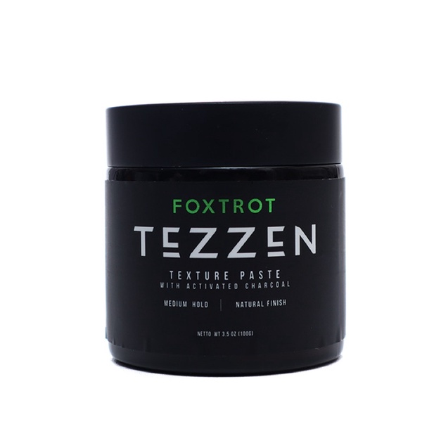 TEZZEN FOXTROT ACTIVATED CHARCOAL TEXTURE PASTE FREE SISIR POMADE CLAY