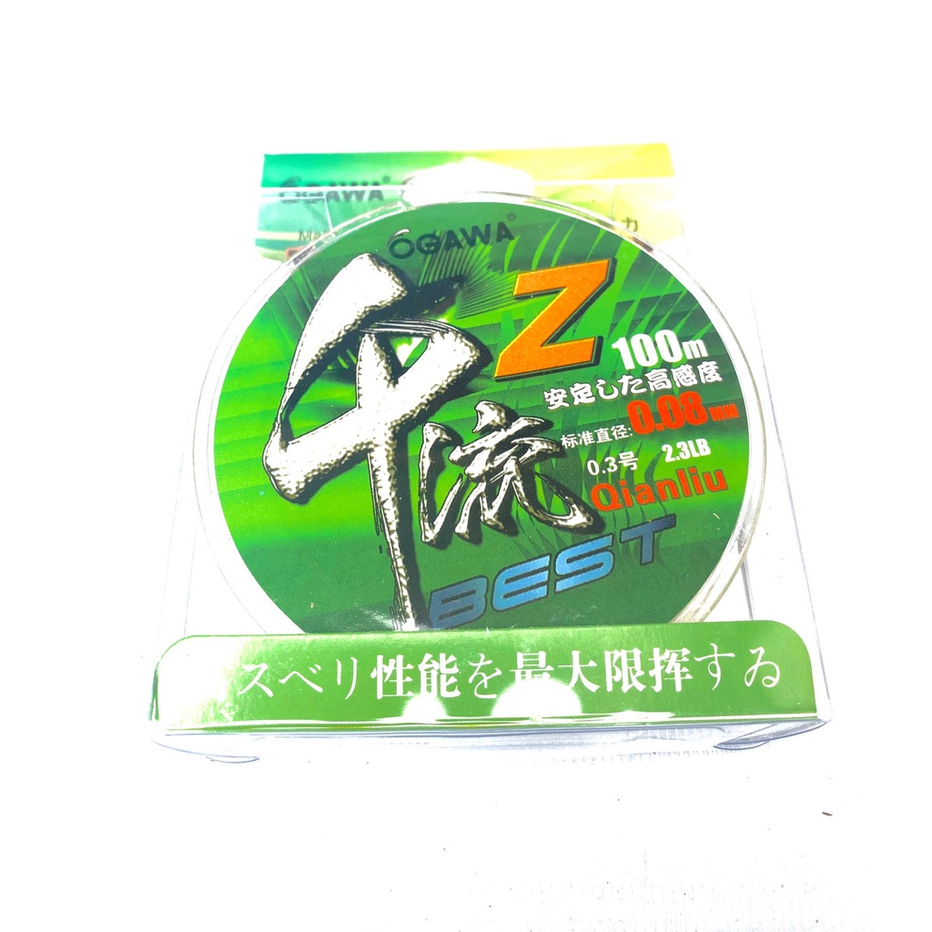 Senar Pancing Kuat Ogawa Qianliu 0.08 - 0.40 Anti Keriting Panjang 100mtr