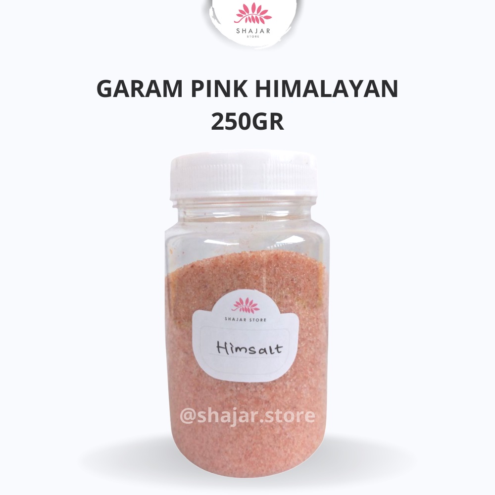 

GARAM HIMALAYAN PINK SALT 250GR PREMIUM ORIGINAL / GARAM MINERAL NON RAFINASI JSR