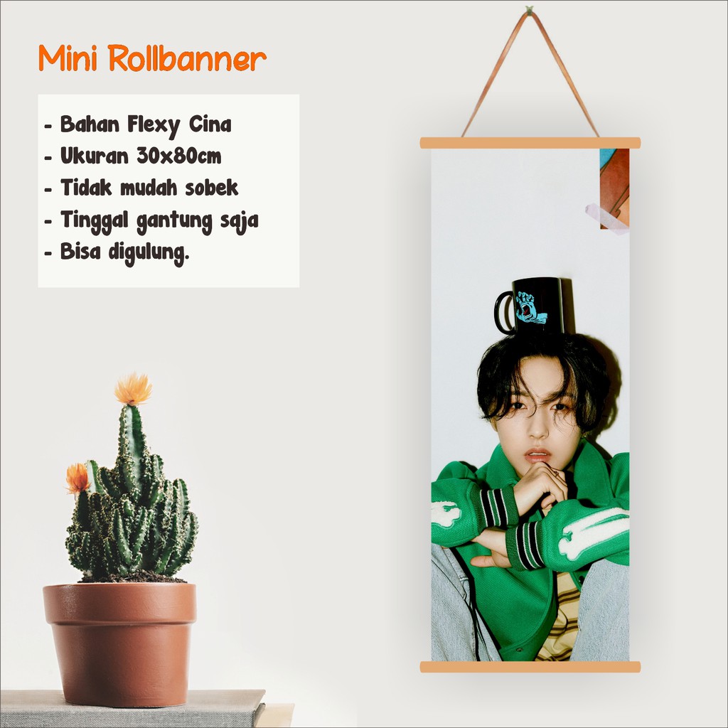 MINI ROLL BANNER RENJUN NCT DREAM HOT SAUCE JALAPENO