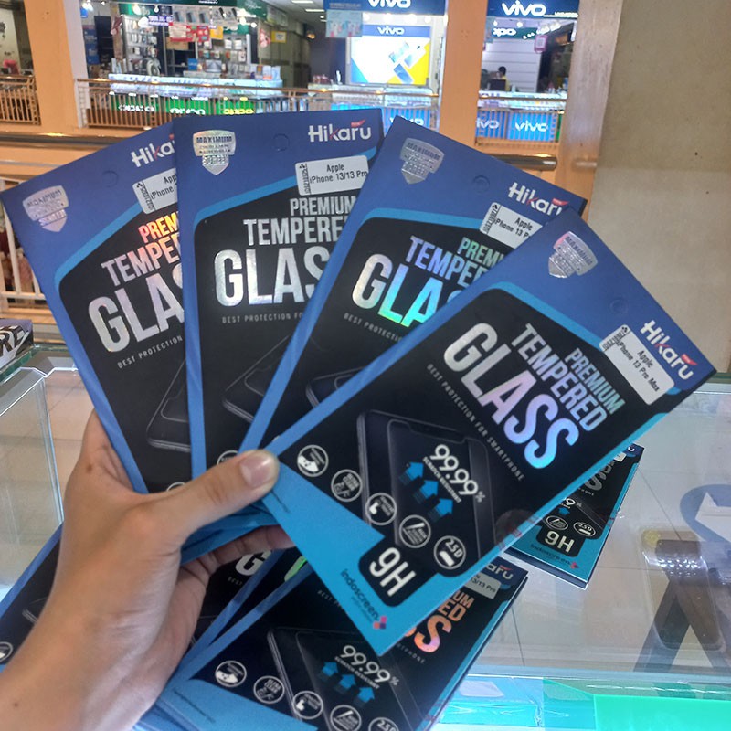 Tempered Glass Hikaru Indoscreen Iphone 13 , 13 Mini , 13 Pro , 13 Pro Max Best Seller Premium Indo Screen-2