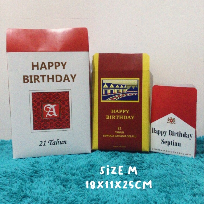 

cereal box custom size m (rakit sendiri)