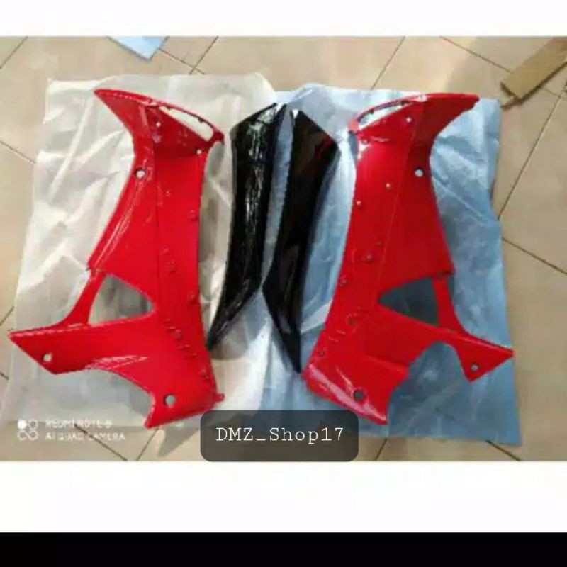 SAYAP LUAR DALAM SUPRA X 125 LAMA/OLD MERAH HITAM