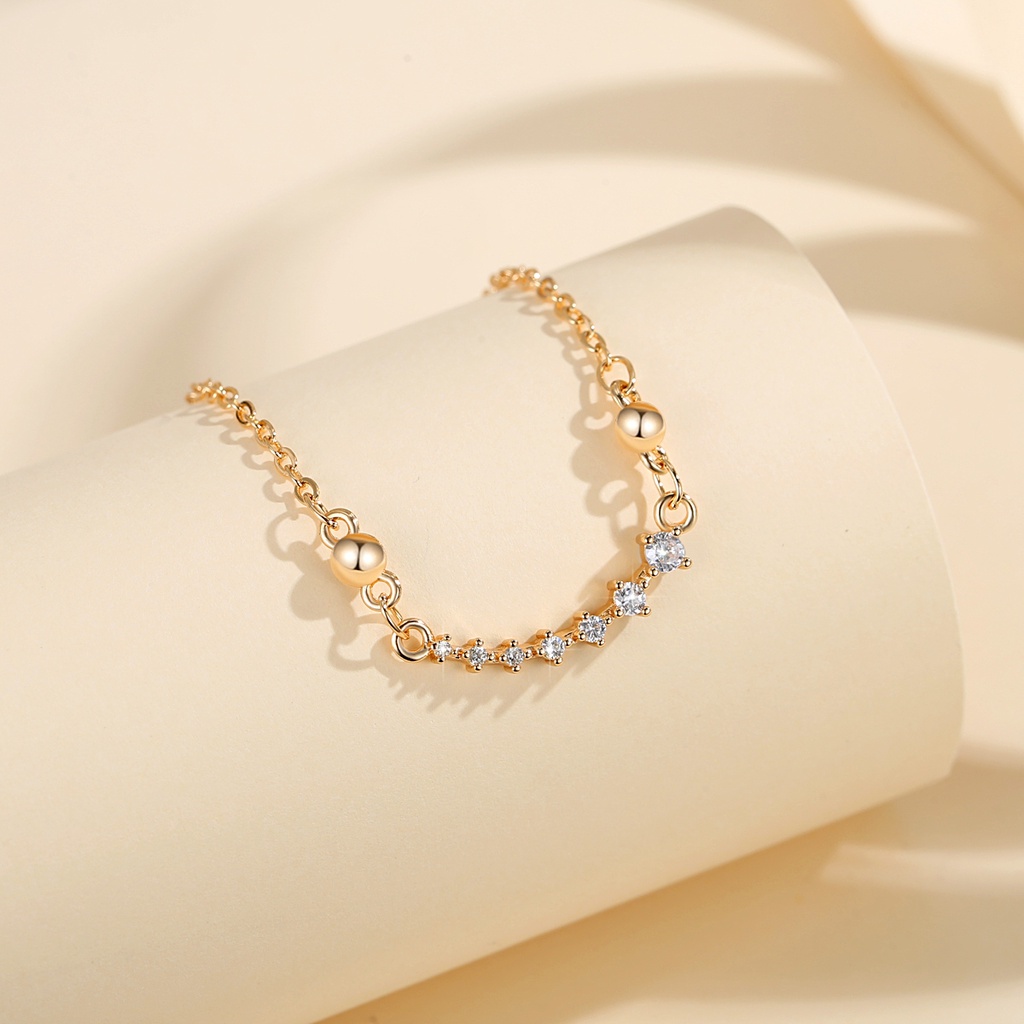 Y589 [COD✔] Kalung Wanita Titanium Anti Karat Kalung Xuping Dewasa Lapis Emas Aksesoris Wanita