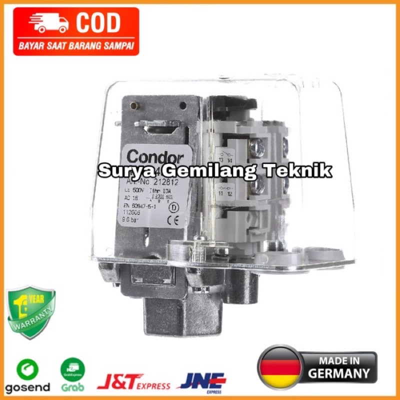 Pressure Switch Condor MDR 4 SD/11 Otomatis Condor MDR