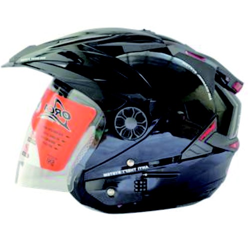 Helm Orca Spider Solid Black