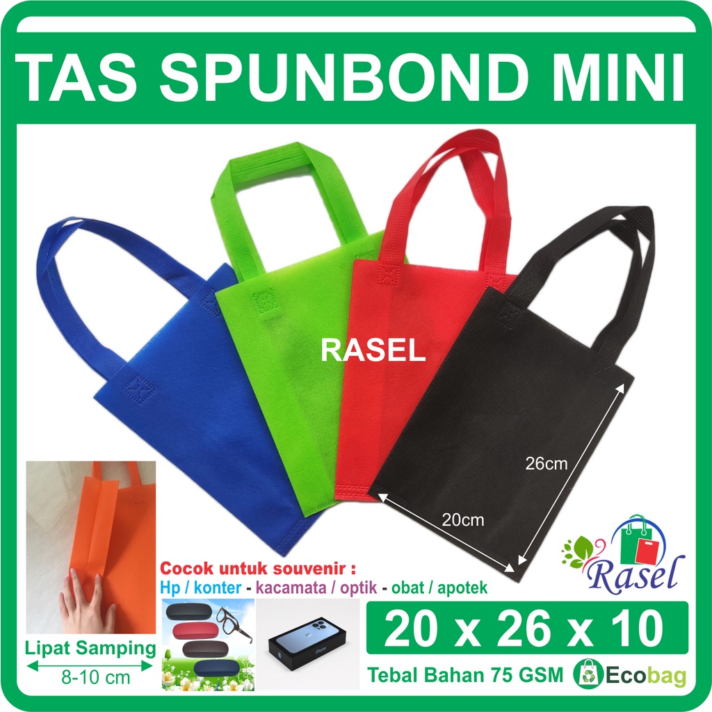 

hls 20x25x8 tas goodie bag apotik skincare handphone souvenir konter hp skin care optik apotek