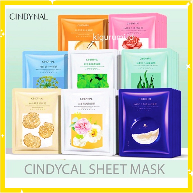 CINDYNAL Natural Sheet Mask Facial Masker Wajah EM028