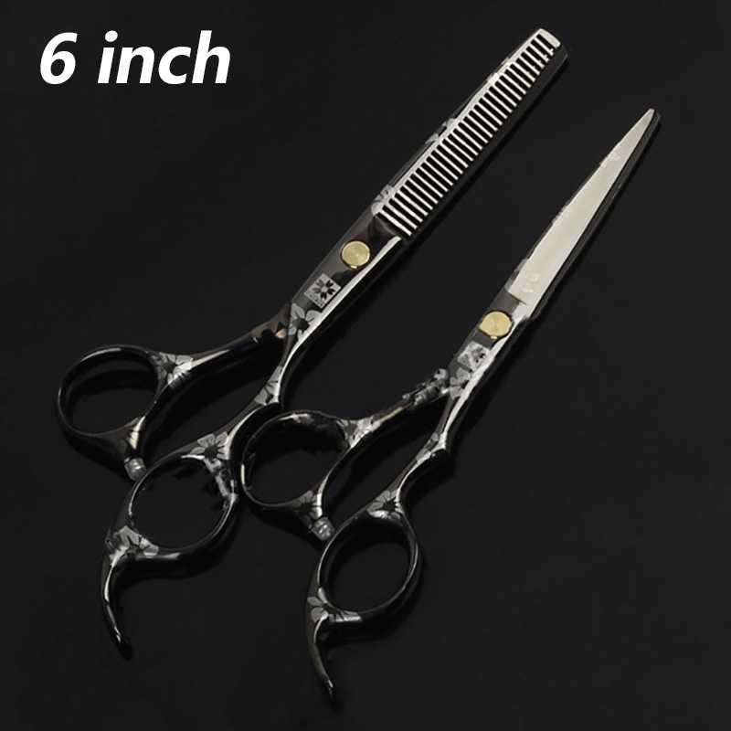 Sakura Gunting Rambut Model Flat Cut 6 Inch / Gunting Rambut Potong Halus Anti Karat Salon Import Original Barber Jepang Profesional Stainlis Stainles Stainless Steel Tajam / Alat Gunting Potong Pemotong Pangkas Pemangkas Cukur Pencukur Penepis Rambut Ori