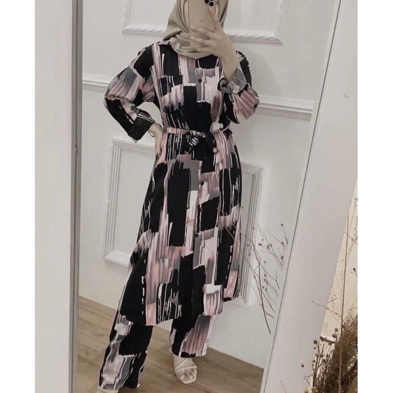 GYNURA SET TUNIK GAMIS RAYON GUARDIAN PREMIUM