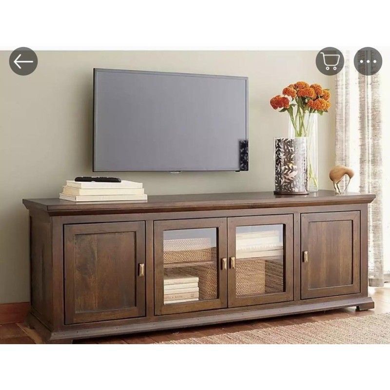 meja tv klasik kayu jati custom