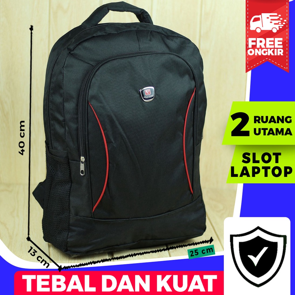 Tas Salsa Hitam Kecil Ransel Gendong Pria Cowok Laki Laki Murah Awet