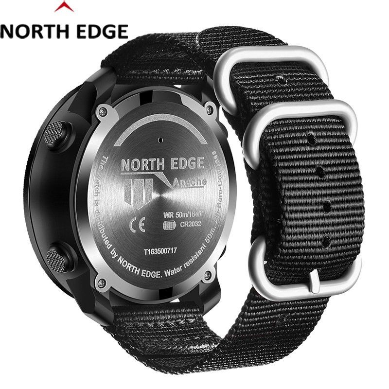 North Edge Apache Jam Tangan Digital Pria Adventure Tahan Air 50M