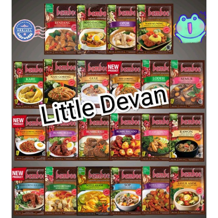 Bamboe Bumbu Dapur Instan 17 Varian Rasa || Murah Bamboe Bumbu Instan 17 Rasa Gurih